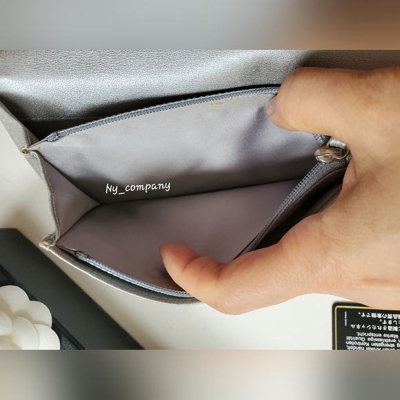 (SALE)Chanel Camellia & CC Flap Wallet Brand New - Picture 10 of 16